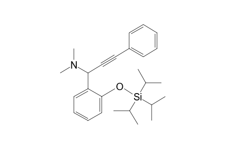 N,N-Dimethyl-3-phenyl-1-{2-[(triisopropylsilyl)oxy]phenyl}-2-propyn-1-amine