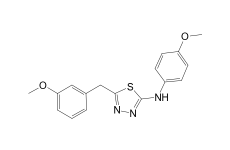 5-(3-Methoxybenzyl)-N-(4-methoxyphenyl)-1,3,4-thiadiazol-2-amine