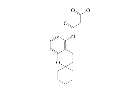 N-[SPIRO-(2H-BENZO-[B]-PYRANO-2,1'-CYCLOHEXAN-5-YL)]-MALONAMIDE