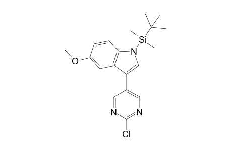 1-(tert-Butyldimethylsilyl)-3-(2-chloropyrimidin-5-yl)-5-methoxy-1H-indole