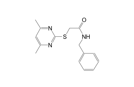 N-benzyl-2-[(4,6-dimethyl-2-pyrimidinyl)sulfanyl]acetamide