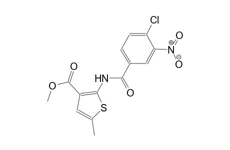 methyl 2-[(4-chloro-3-nitrobenzoyl)amino]-5-methyl-3-thiophenecarboxylate