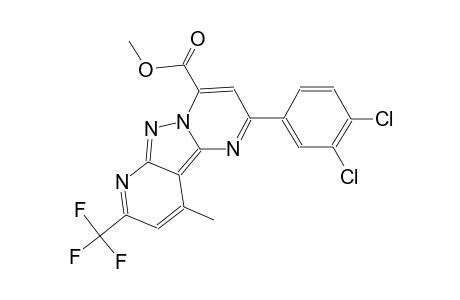 pyrido[2',3':3,4]pyrazolo[1,5-a]pyrimidine-4-carboxylic acid, 2-(3,4-dichlorophenyl)-10-methyl-8-(trifluoromethyl)-, methyl ester