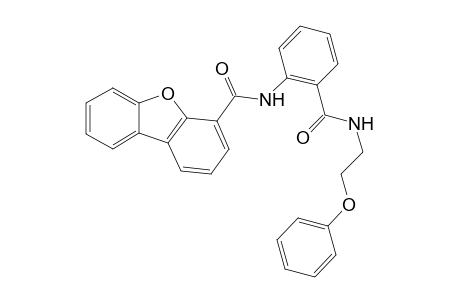 Benzo[b]benzofuran-4-carboxamide, N-[2-[[(2-phenoxyethyl)amino]carbonyl]phenyl]-