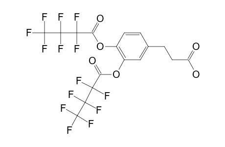 3,4-di(Heptafluorobutyryloxy)hydrocinnamic acid