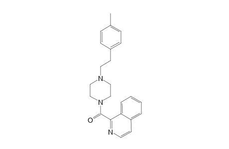 N-(1-Isoquinolylcarbonyl]-N'-[2-(4-tolyl)ethyl]piperiazine