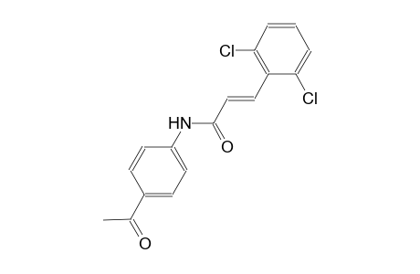 (2E)-N-(4-acetylphenyl)-3-(2,6-dichlorophenyl)-2-propenamide