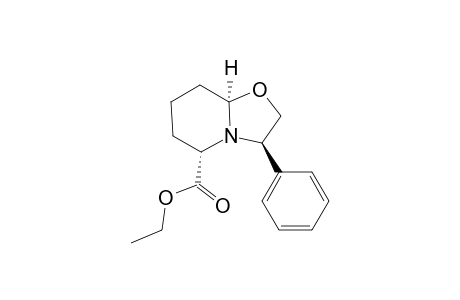 (3R,5S,8aR)-3-phenyl-3,5,6,7,8,8a-hexahydro-2H-oxazolo[3,2-a]pyridine-5-carboxylic acid ethyl ester