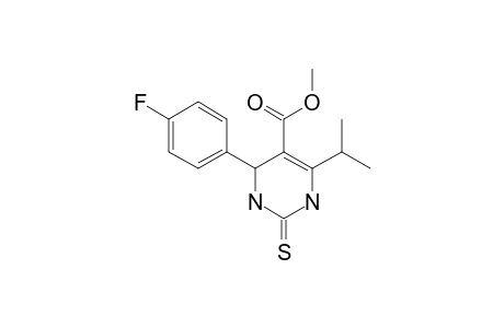 4-(4'-FLUOROPHENYL)-6-ISOPROPYL-5-METHOXYCARBONYL-1,2,3,4-TETRAHYDROPYRIMIDIN-2-(1H)-THIONE