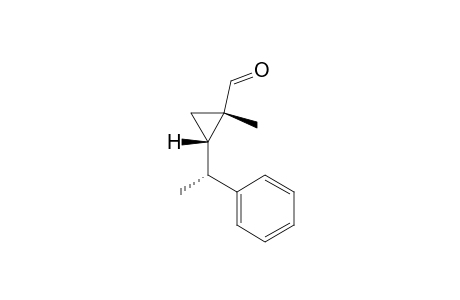 (1S*,2S*)-1-methyl-2-[(R*)-1-phenylethyl]cyclopropanecarbaldehyde