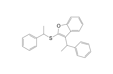 3-(1-phenylethyl)-2-(1-phenylethylsulfanyl)benzofuran