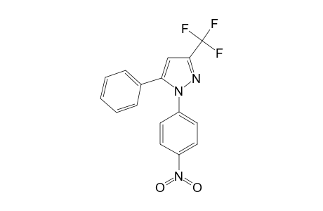 1-(PARA-NITROPHENYL)-5-PHENYL-3-TRIFLUOROMETHYL-PYRAZOLE