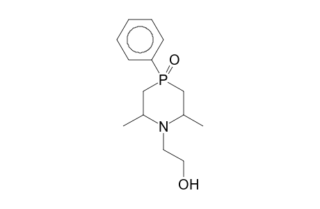 1-Aza-4-phosphacyclohexane, 1-(2-hydroxyethyl)-2,6-dimethyl-4-oxo-4-phenyl-