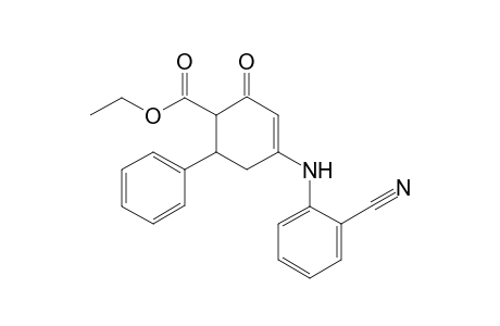 4-(2-cyanoanilino)-2-keto-6-phenyl-cyclohex-3-ene-1-carboxylic acid ethyl ester