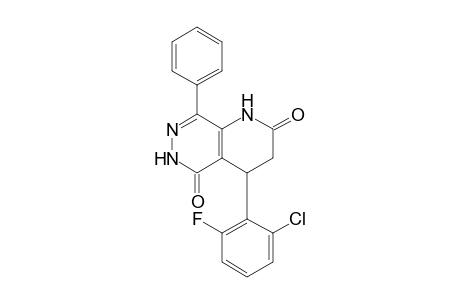 4-(2-Chloranyl-6-fluoranyl-phenyl)-8-phenyl-1,3,4,6-tetrahydropyrido[2,3-d]pyridazine-2,5-dione