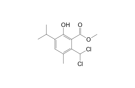 Methyl 2-dichloromethyl-5-isopropyl-6-hydroxy-3-methylbenzoate