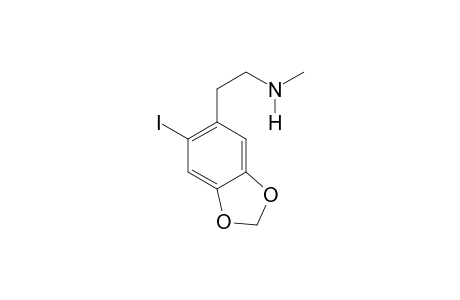 N-Methyl-2-iodo-4,5-methylenedioxyphenethylamine