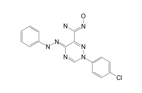 2-PARA-CHLOROPHENYL-N'-HYDROXY-5-PHENYL-HYDRAZONO-2,5-DIHYDRO-1,2,4-TRIAZINE-6-CARBOXIMIDAMIDE