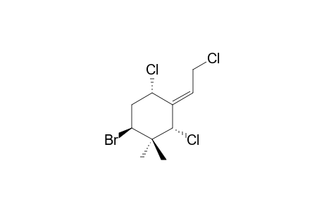 APAKAOCHTODENE-B;6(S*)-BROMO-1,4(S*),8(R*)-TRICHLORO-2(E)-OCHTODENE;E-ISOMER;O-SECUNDIRAMEA