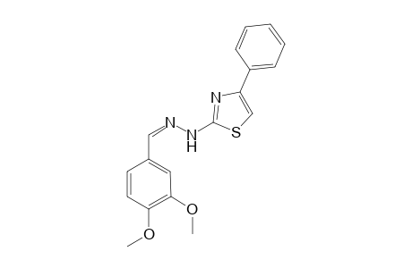 2-(3,4-Dimethoxybenzylidine)hydrazinyl-4-phenylthiazole