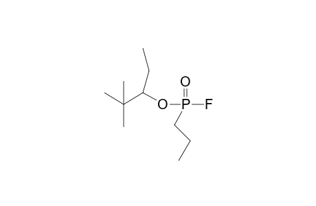 1-Ethyl-2,2-dimethylpropyl propylphosphonofluoridoate