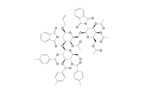 ALLYL-(3,4,6-TRI-O-ACETYL-2-DEOXY-2-PHTHALIMIDO-BETA-D-GALACTOPYRANOSYL)-(1->6)-[(2,3,4-TRI-O-PARA-TOLUOYL-BETA-D-GLUCOPYRANOSYL)-(1->3)]-4-O-ACET