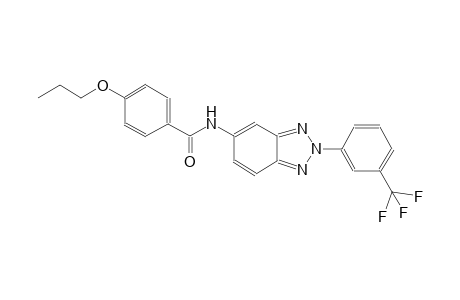 benzamide, 4-propoxy-N-[2-[3-(trifluoromethyl)phenyl]-2H-1,2,3-benzotriazol-5-yl]-