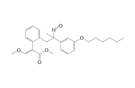 Methyl (E)-2-[2-[2-(3-hexoxyphenyl)-2-nitroso-propyl]phenyl]-3-methoxy-prop-2-enoate