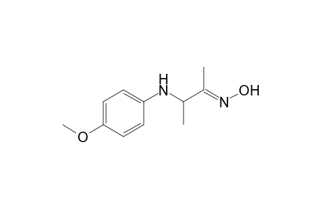 3-[(p-Methoxyphenyl)amino]butan-2-one oxime