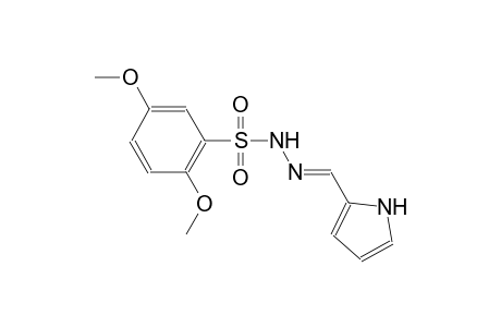 2,5-dimethoxy-N'-[(E)-1H-pyrrol-2-ylmethylidene]benzenesulfonohydrazide
