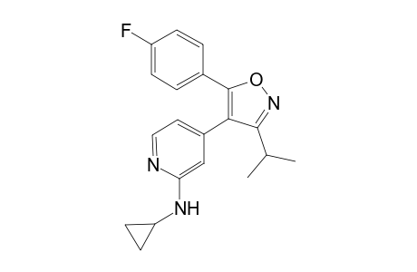 Cyclopropyl-4-[5-(4-fluorophenyl)-3-isopropylisoxazol-4-yl]pyridin-2-yl-amine