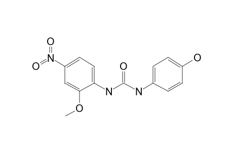 3-(4-hydroxyphenyl)-1-(2-methoxy-4-nitrophenyl)urea