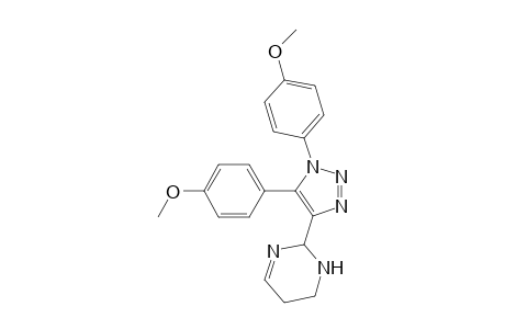 1,5-Bis(p-methoxyphenyl)-4-(2-tetrahydropyrimidinyl)-1,2,3-triazole