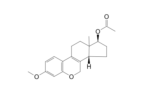 17.beta.-Acetoxy-3-methoxy-6-oxa-14-isoestra-1,3,5(10),8(9)-tetraene