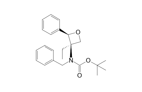 N-benzyl-N-[(2R,3R)-3-ethyl-2-phenyl-oxetan-3-yl]carbamic acid tert-butyl ester