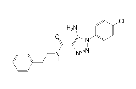 1H-1,2,3-triazole-4-carboxamide, 5-amino-1-(4-chlorophenyl)-N-(2-phenylethyl)-