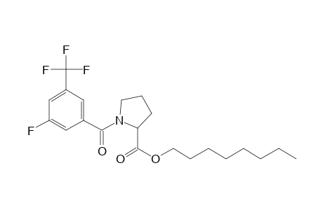 L-Proline, N-(3-fluoro-5-trifluoromethylbenzoyl)-, octyl ester