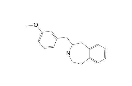 2,3,4,5-Tetrahydro-2-(3'-methoxybenzyl)-1H-3-benzazepine