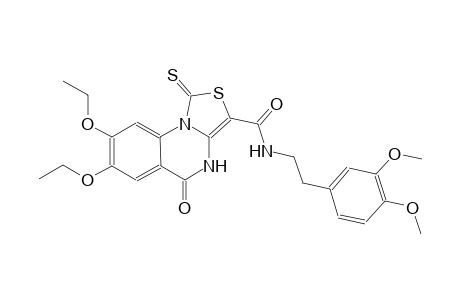 thiazolo[3,4-a]quinazoline-3-carboxamide, N-[2-(3,4-dimethoxyphenyl)ethyl]-7,8-diethoxy-4,5-dihydro-5-oxo-1-thioxo-