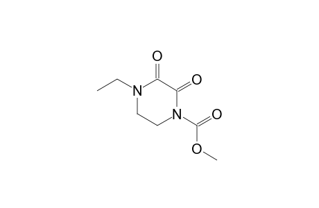 1-Ethyl-4-methoxycarbonyl-2,3-piperazinedione