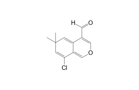 8-chloro-6,6-dimethyl-6H-benzopyran-4-carboxaldehyde