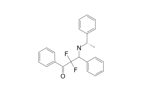 2,2-DIFLUORO-1,3-DIPHENYL-3-[(1R)-1-PHENYLETHYLAMINO]-PROPAN-1-ONE