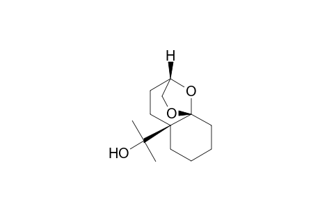 (-)-(1R,6R,9S)-6-(1'-Hydroxy-1'-methyl)ethyl-11,12-dioxatricyclo[7.2.1.0(1,6)]dodecane