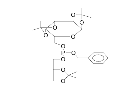 BENZYL(D,ALPHA-2,3-ISOPROPYLIDENEDIOXY-1-PROPOXY)(1,2;3,4-DI-O-ISOPROPYLIDENE-ALPHA-D-GALACTOPYRANOSO-6)PHOSPHITE