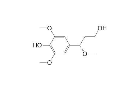 4-[(1S)-3-Hydroxy-1-methoxypropyl]-2,6-dimethoxyphenol