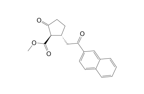 (1R,2R)-2-[2-(2-naphthalenyl)-2-oxoethyl]-5-oxo-1-cyclopentanecarboxylic acid methyl ester