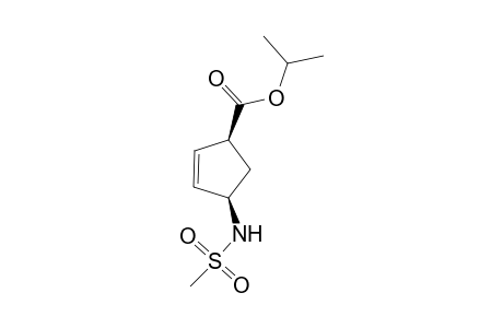 Isopropyl 4-[(methylsulfonyl)amino]cyclopent-2-ene-1-carboxylate