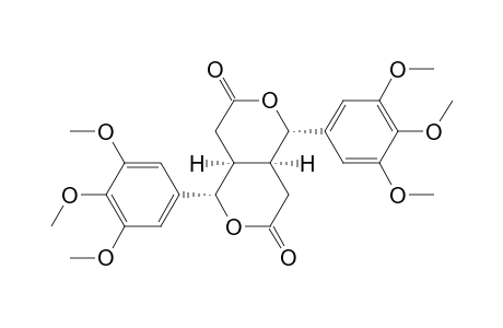 2,7-Bis(3,4,5-trimethoxyphenyl)-3,8-dioxobicyclo[4.4.0]decane-4,9-dione