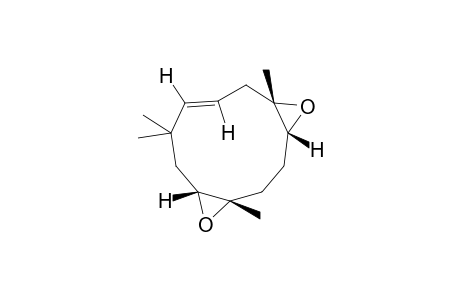 TC-DIEPOXIDE;(9E)-(2R*,3R*,6R*,7R*)-2,3:6,7-DIEPOXY-3,7,11,11-TETRAMETHYLCYClOUNDECA-9-ENE