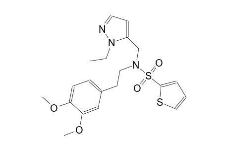 2-thiophenesulfonamide, N-[2-(3,4-dimethoxyphenyl)ethyl]-N-[(1-ethyl-1H-pyrazol-5-yl)methyl]-